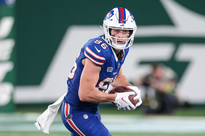 Bills rookie tight end Dalton Kincaid